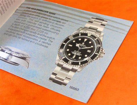 rolex booklets|Rolex submariner booklet.